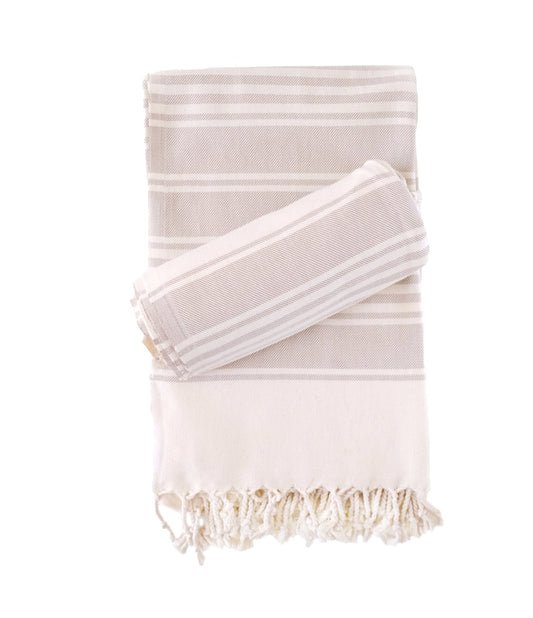 Organic cotton stripe peştemal - Towels - SENDE Quality Body-Care
