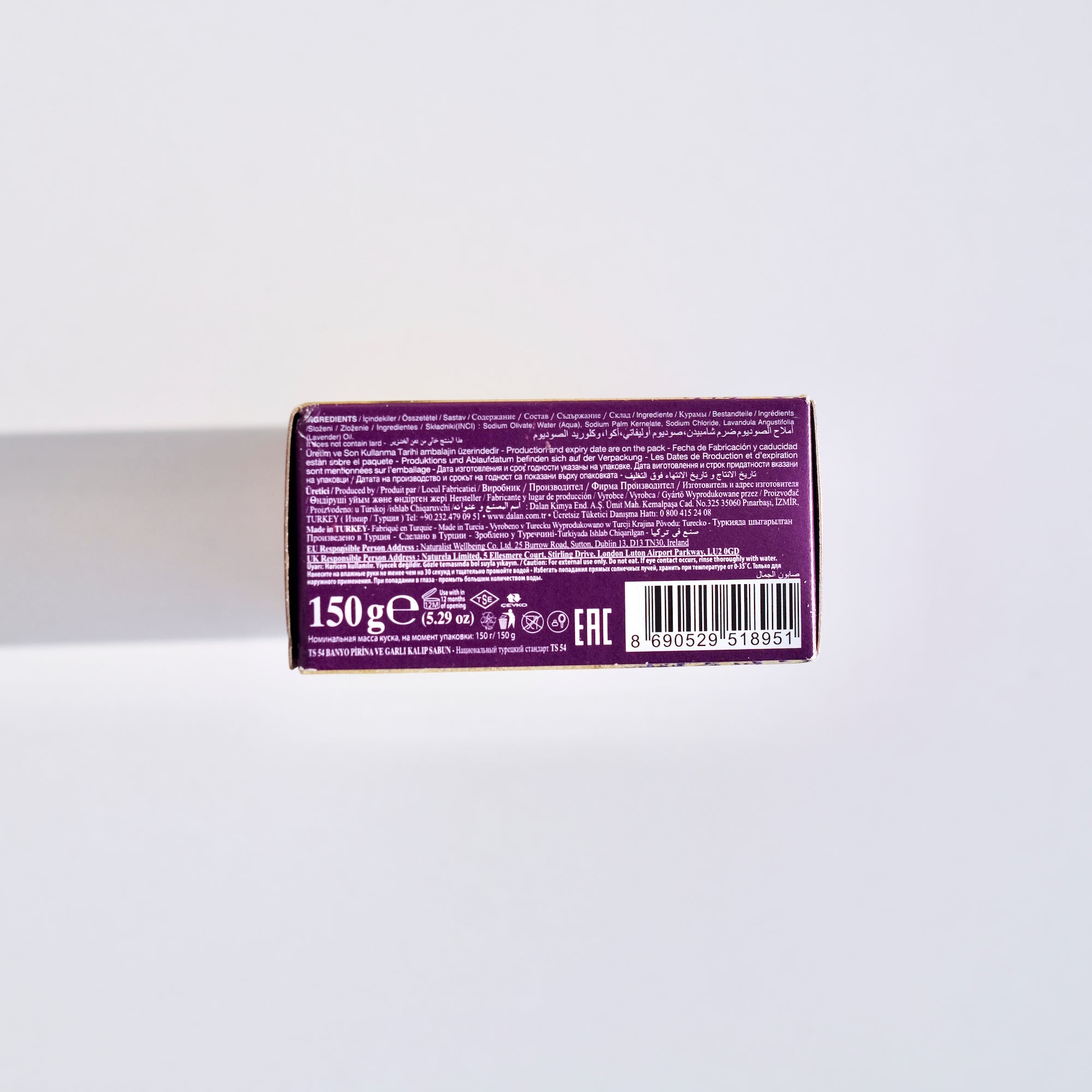 100% Handmade Olive Oil Bar Soap with Lavender | Heal - Soap - sende self-care essentials