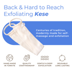 Back exfoliating kese scrub | for hard to reach areas