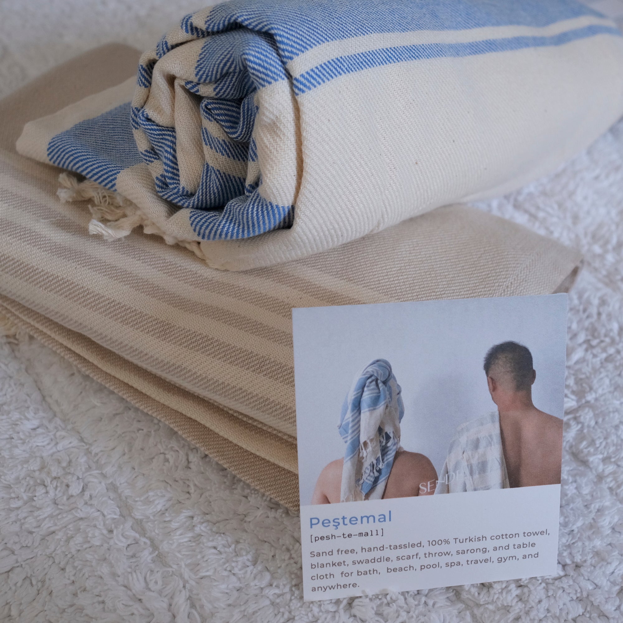 Peştemal set of 2 - Towels - SENDE Body Care