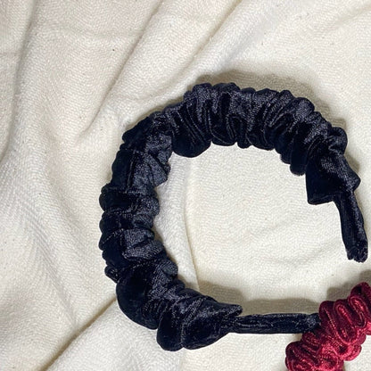 Velvet scrunchie headband - headband - SENDE Quality Body-Care