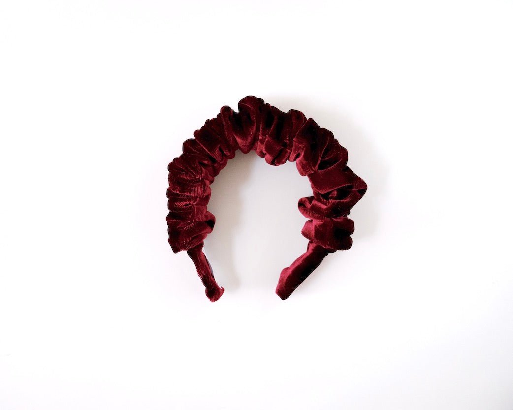 Velvet scrunchie headband - headband - SENDE Quality Body-Care
