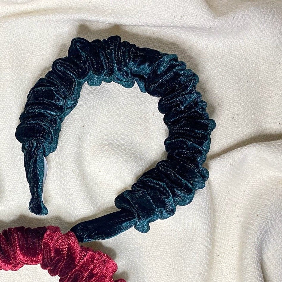 Velvet scrunchie headband - headband - SENDE Quality Body-Care