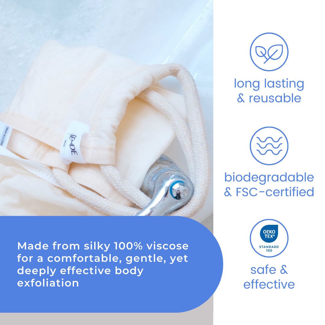 back exfoliating kese scrub | for hard to reach areas - Kese - SENDE Quality Body-Care