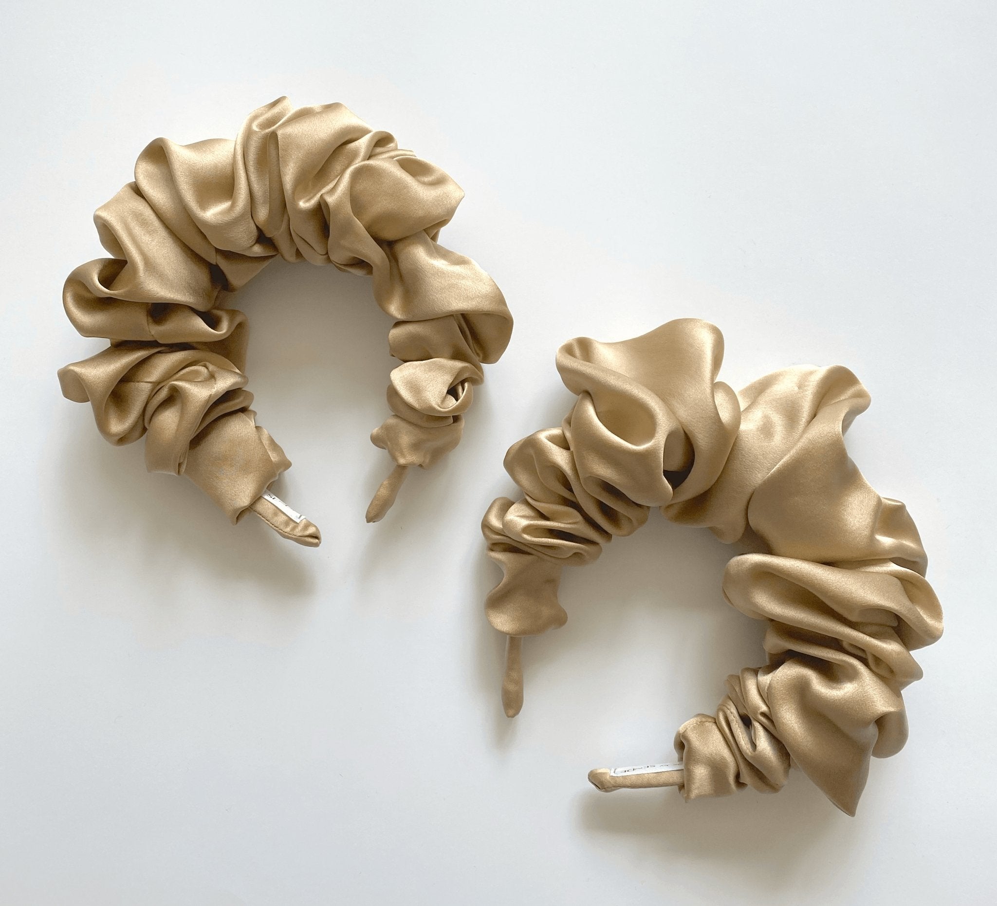 golden croissant silk headband - sende self-care essentials