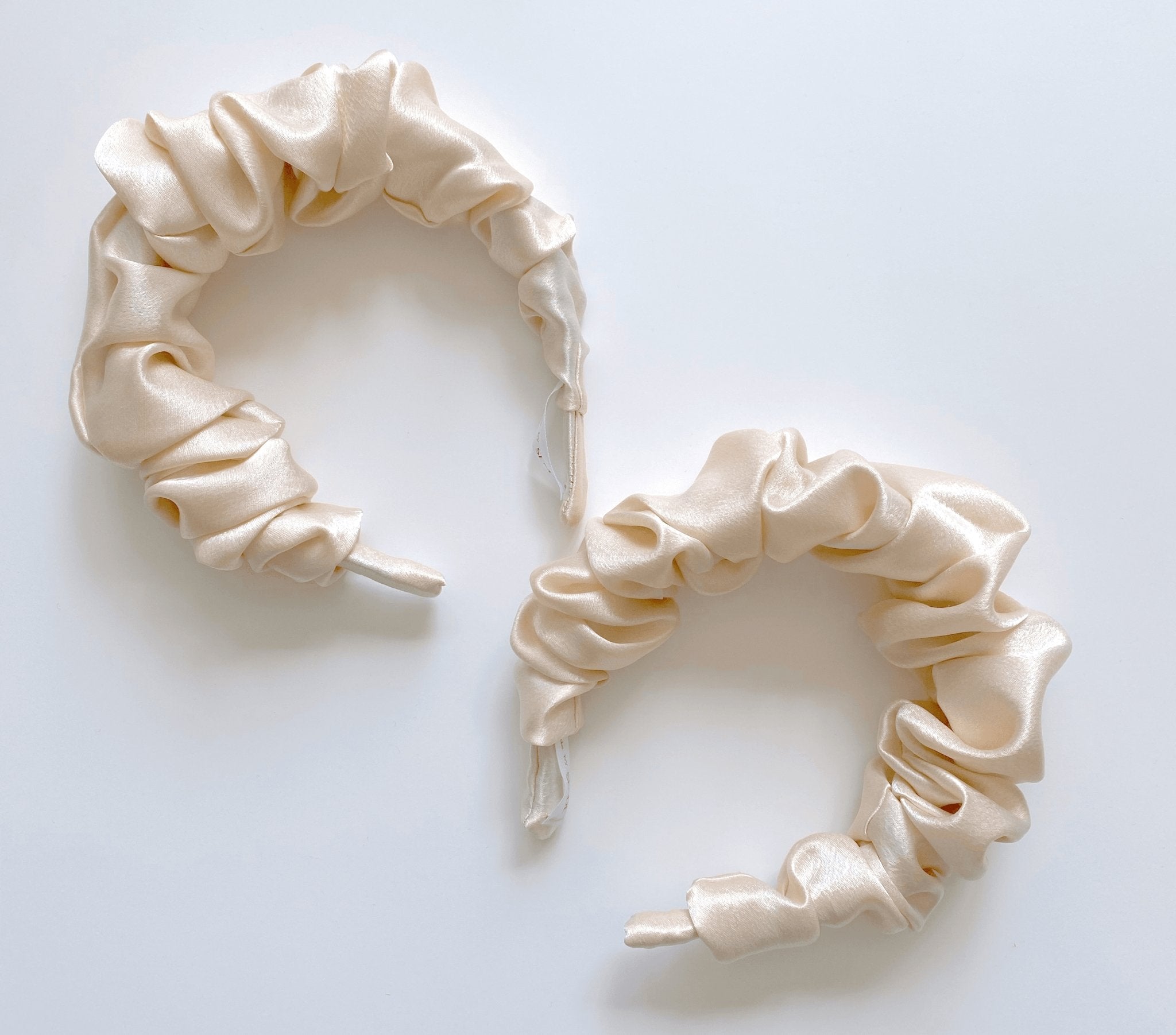 peach satin headband - sende self-care essentials