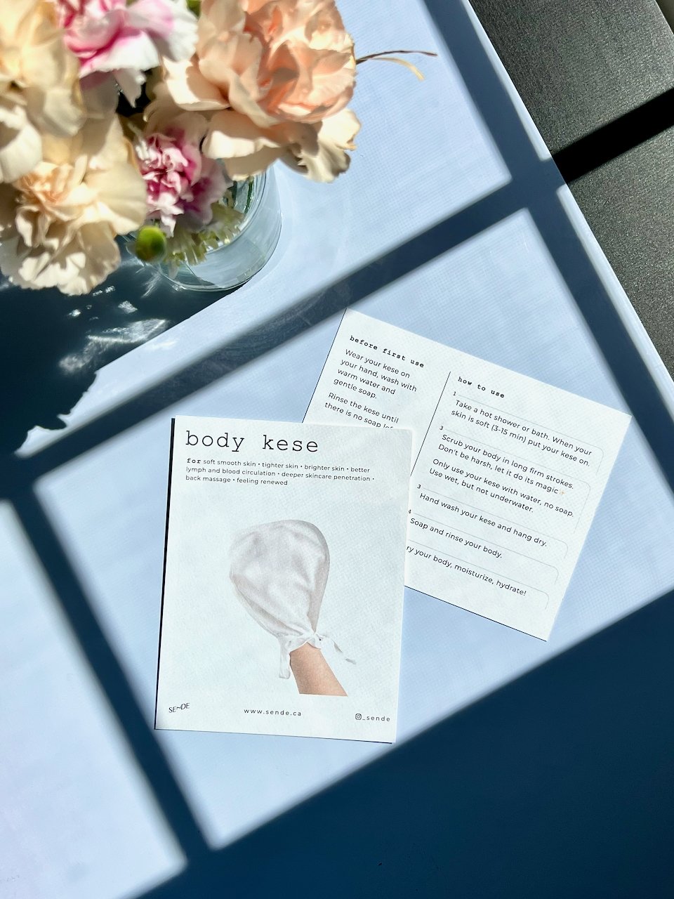 Kese for sensitive skin